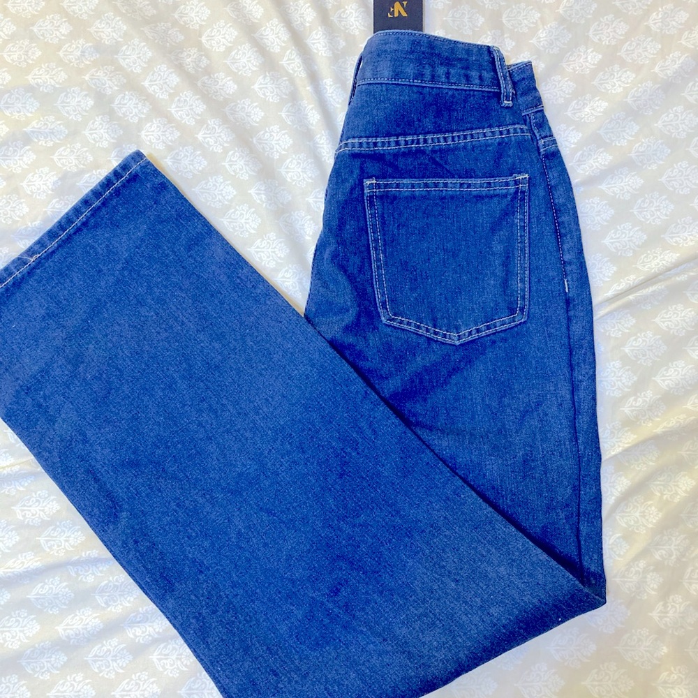 😍New Retro style flare boot Blue Jeans😍